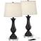 Regency Hill Blakely 26" Bronze Touch LED USB Lamps with Risers