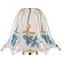 Regency Hill Blue Flower 18" High Touch On-Off Accent Table Lamp in scene