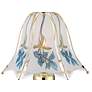 Thumbnail4 of Regency Hill Blue Flower 18" High Touch On-Off Accent Table Lamp more views