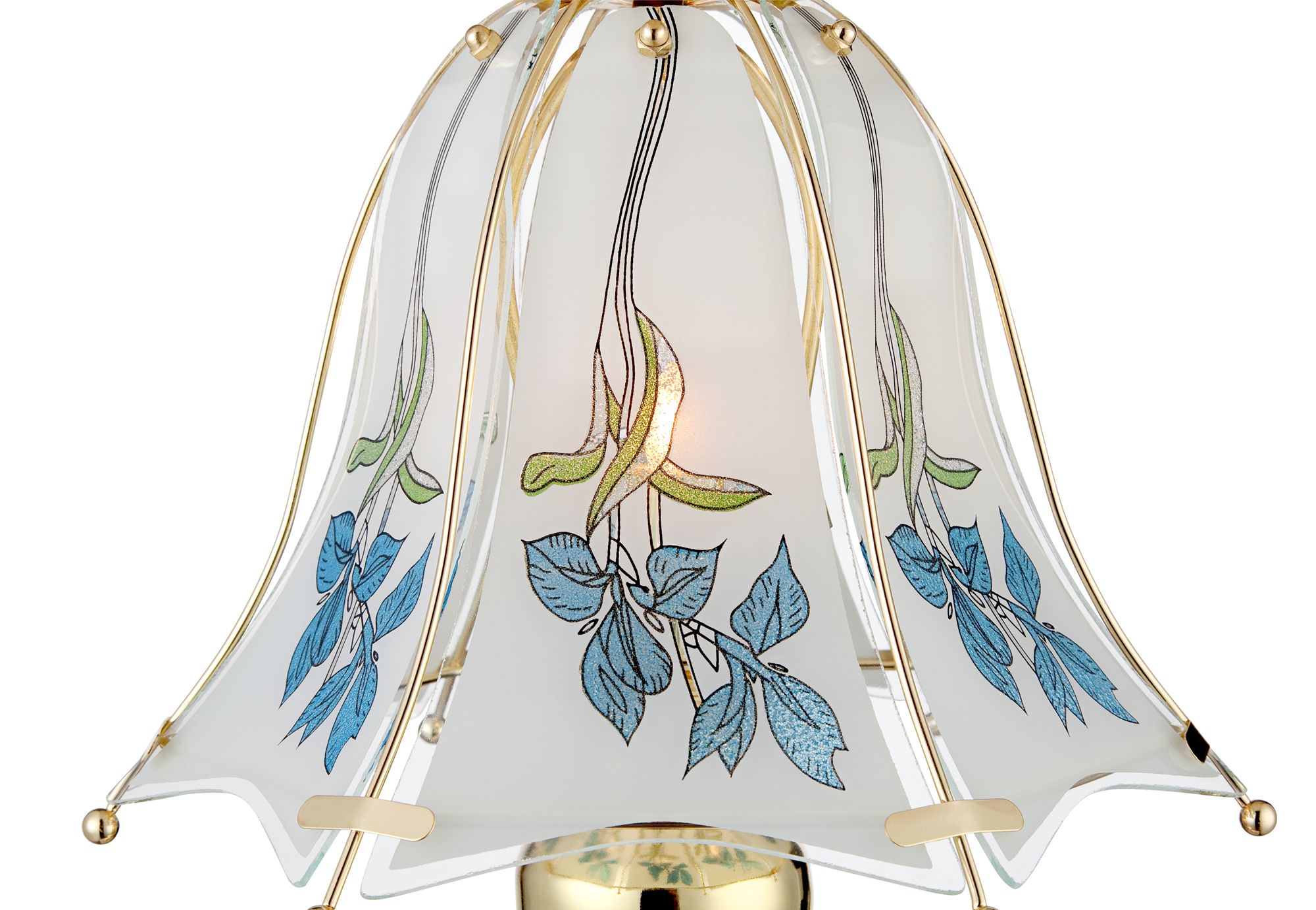Image 3 Regency Hill Bluebells Flower 18" High Touch On-Off Lamps Set of 2 more views
