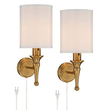 Brass - Antique Brass, Country - Cottage Sconces