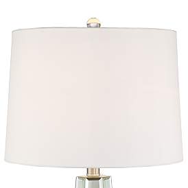 Image4 of Regency Hill Braydon 28" High Mirrored Column USB Table Lamps Set of 2 more views