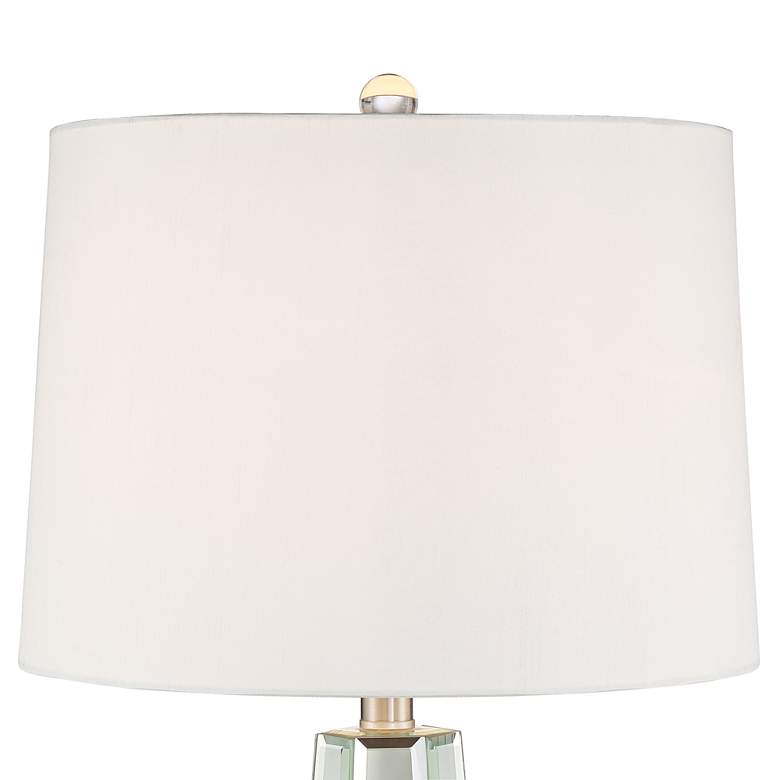 Image 4 Regency Hill Braydon 28" High Mirrored Column USB Table Lamps Set of 2 more views