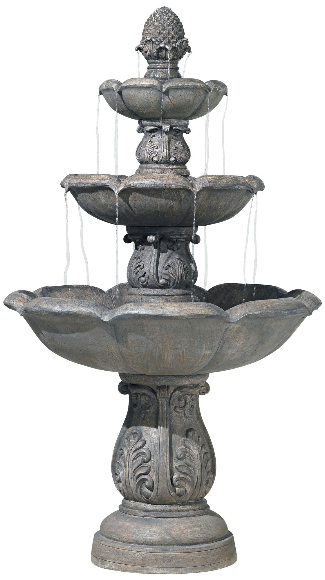 Image 2 Regency Hill Browning 65" High Three-Tier Traditional Fountain