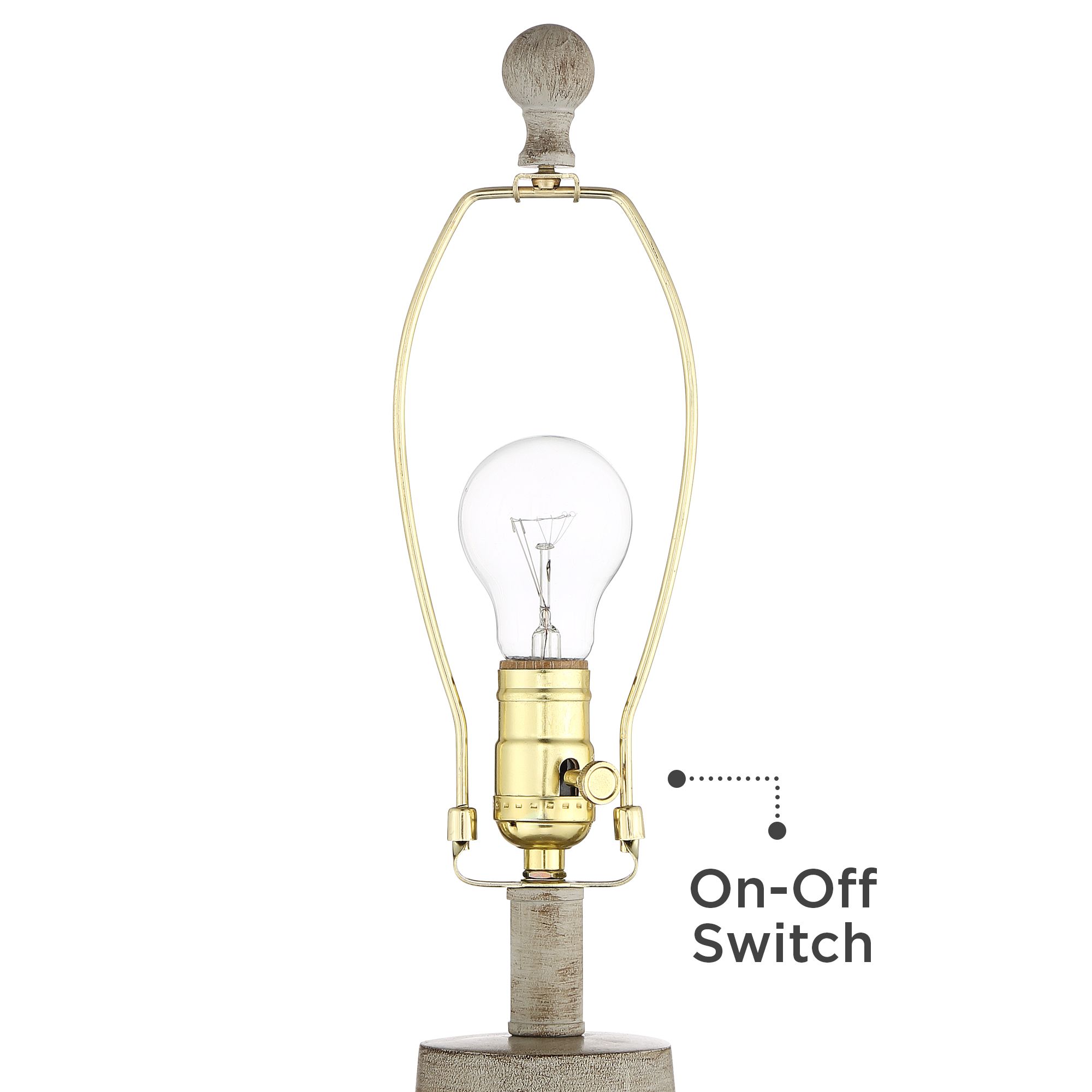 Image 3 Regency Hill Brushed Glenn Gray Urn Table Lamps Set of 2 with Risers more views