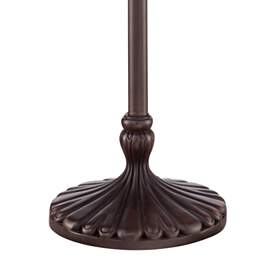 Image5 of Regency Hill Capistrano 57 1/2" High Pull Chain Mica Shade Floor Lamp more views