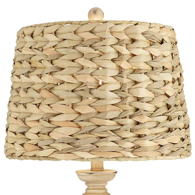 Image 4 Regency Hill Carlisle Weathered Sea Grass Shades Table Lamps Set of 2 more views