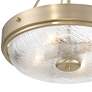 4_Regency Hill Carmine 16 3/4" Wide Brass and Glass Bowl Pendant Light more views