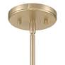 7_Regency Hill Carmine 16 3/4" Wide Brass and Glass Bowl Pendant Light more views