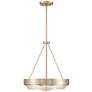Watch A Video About the Carmine Brass and Glass Bowl Pendant Light