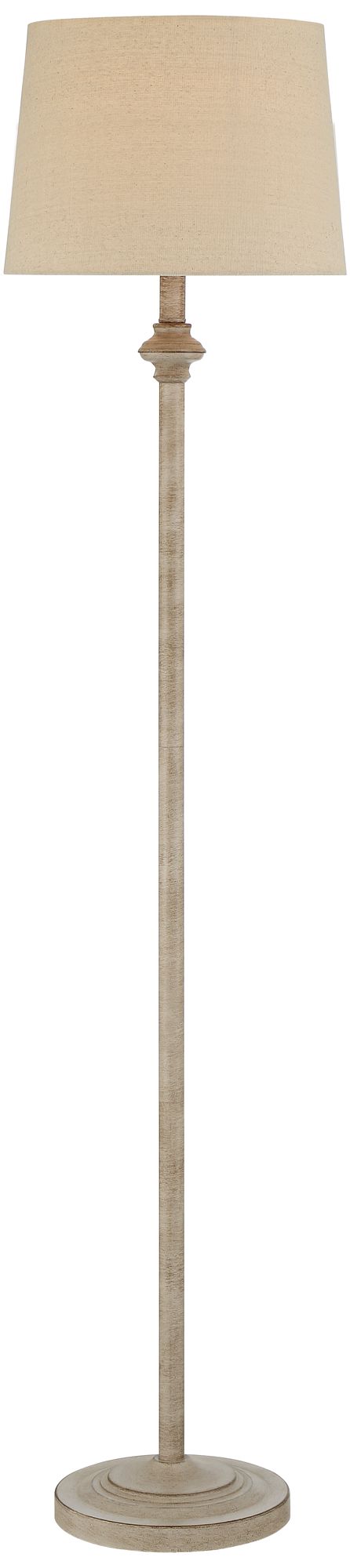 Image 3 Regency Hill Carter Beige and Cream 3-Piece Floor and Table Lamp Set more views