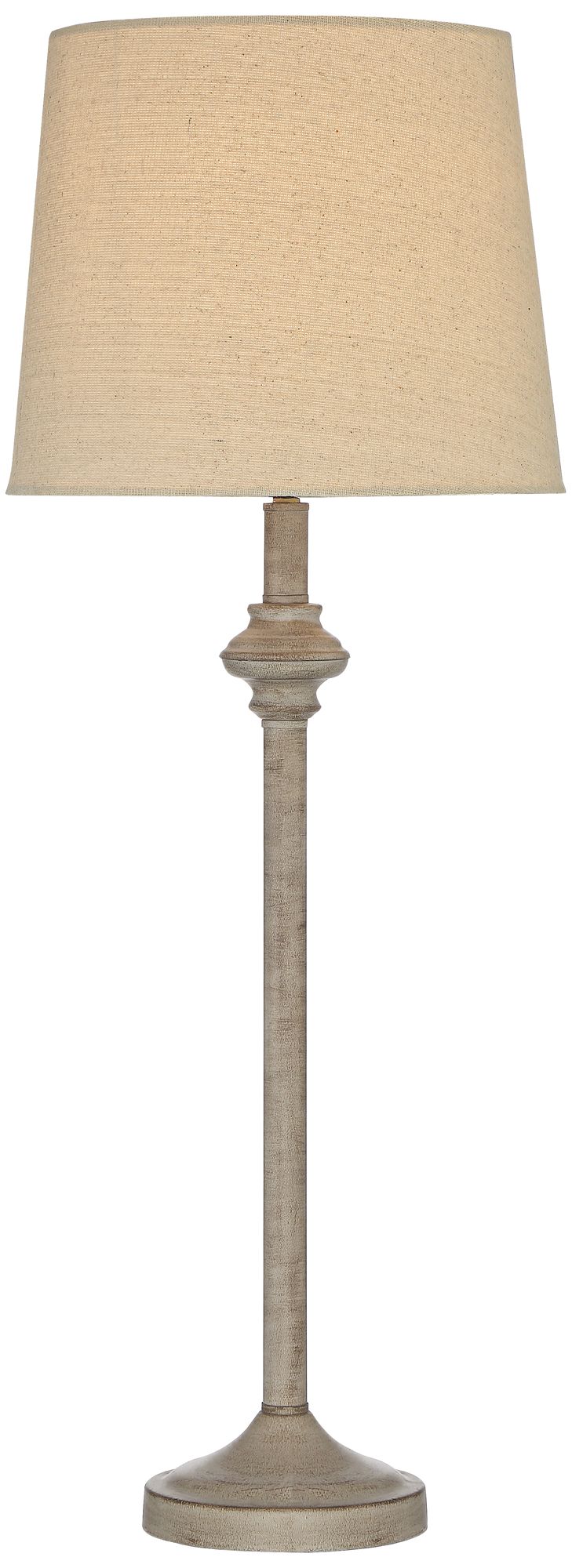 Image 7 Regency Hill Carter Beige and Cream 3-Piece Floor and Table Lamp Set more views