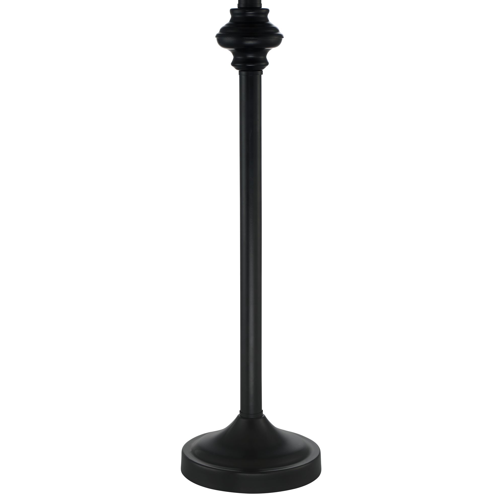 Regency Hill Carter Black and Cream 3-Piece Floor and Table Lamp Set