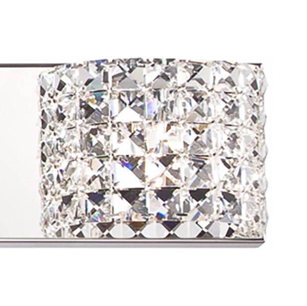 Image 4 Regency Hill Cesenna 54 1/2" Wide Crystal LED Bath Light more views