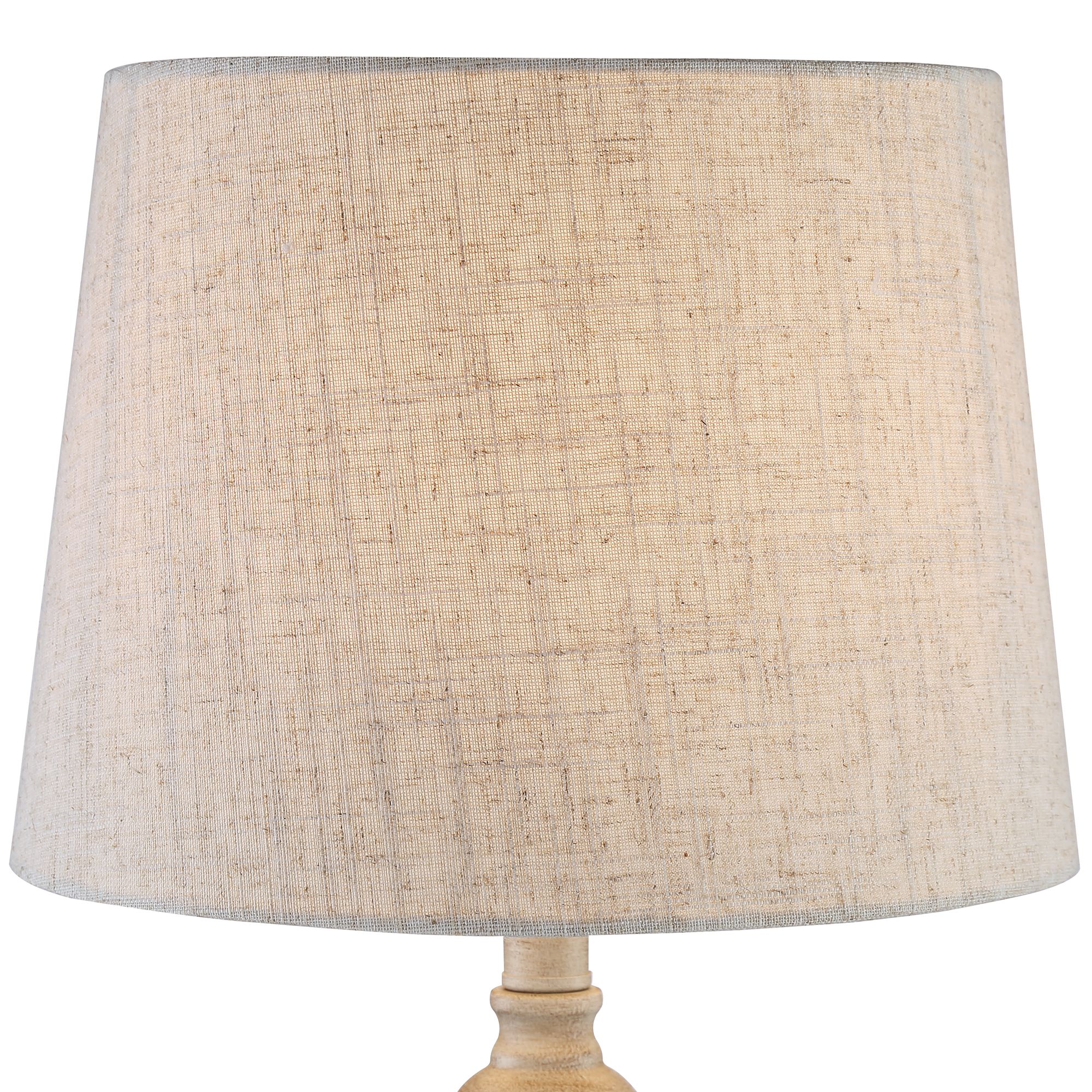 Image 3 Regency Hill Claude 21" Beige Washed Metal Accent Table Lamps Set of 2 more views