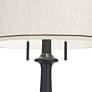 5_Regency Hill Clemet 66" Black Textured Finish Traditional Floor Lamp more views