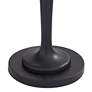 6_Regency Hill Clemet 66" Black Textured Finish Traditional Floor Lamp more views