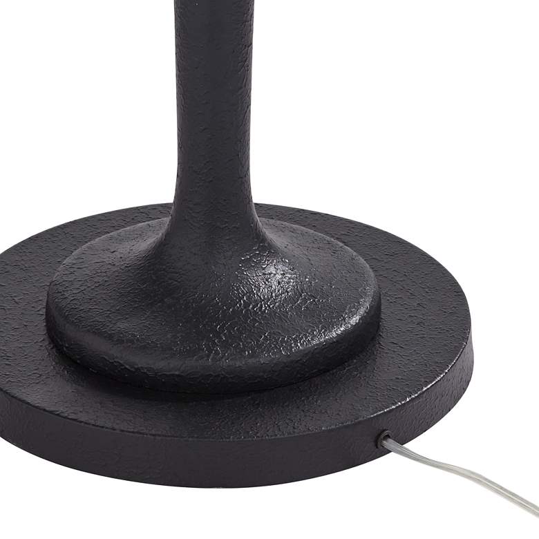 Image 7 Regency Hill Clemet 66" Black Textured Finish Traditional Floor Lamp more views
