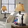 7_Regency Hill Corey 21 3/4" High Swing Arm USB Lamps Set of 2 more views
