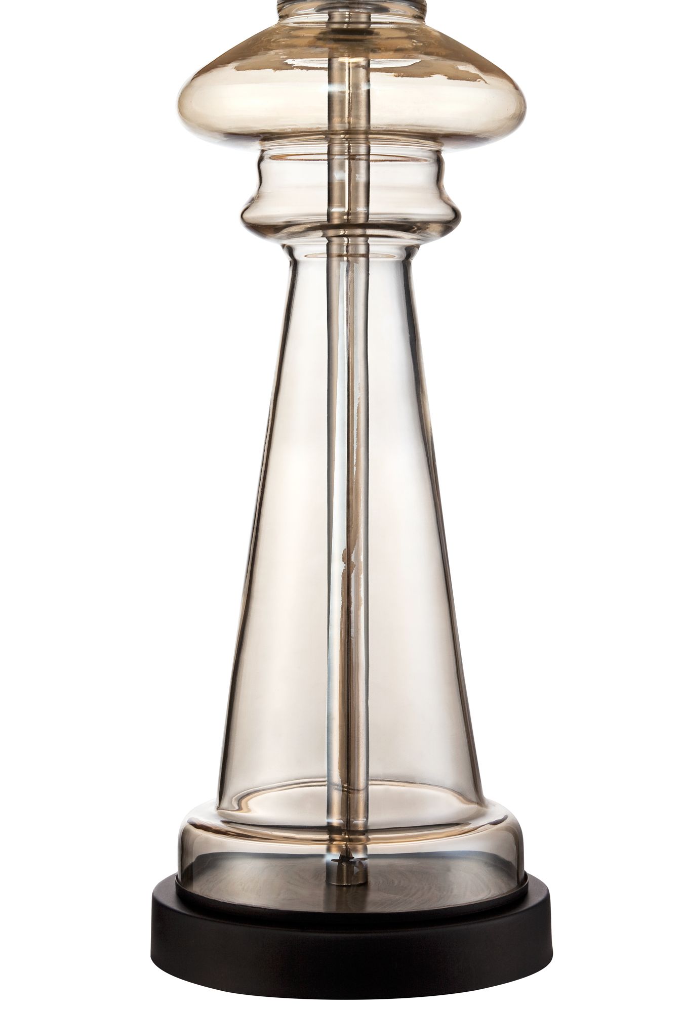 Image 4 Regency Hill Dalia 27" Champagne Glass Table Lamps Set of 2 more views