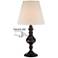 Regency Hill Dark Bronze 18 1/2" High Touch On-Off Accent Table Lamp