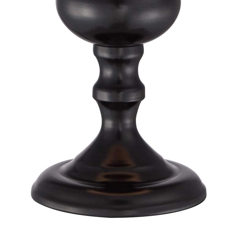 Image 5 Regency Hill Dark Bronze 18 1/2 inch High Touch On-Off Accent Table Lamp more views