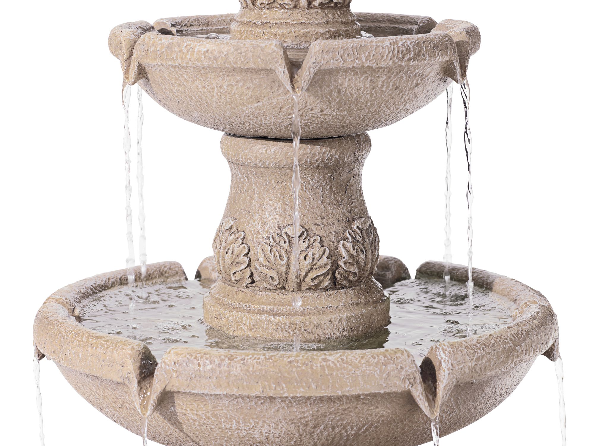 Image 6 Regency Hill Domanico 57" High 3-Tier Sandstone Finish Fountain more views