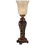 Thumbnail3 of Regency Hill Double Bronze Leaf 24" High Traditional Console Lamp