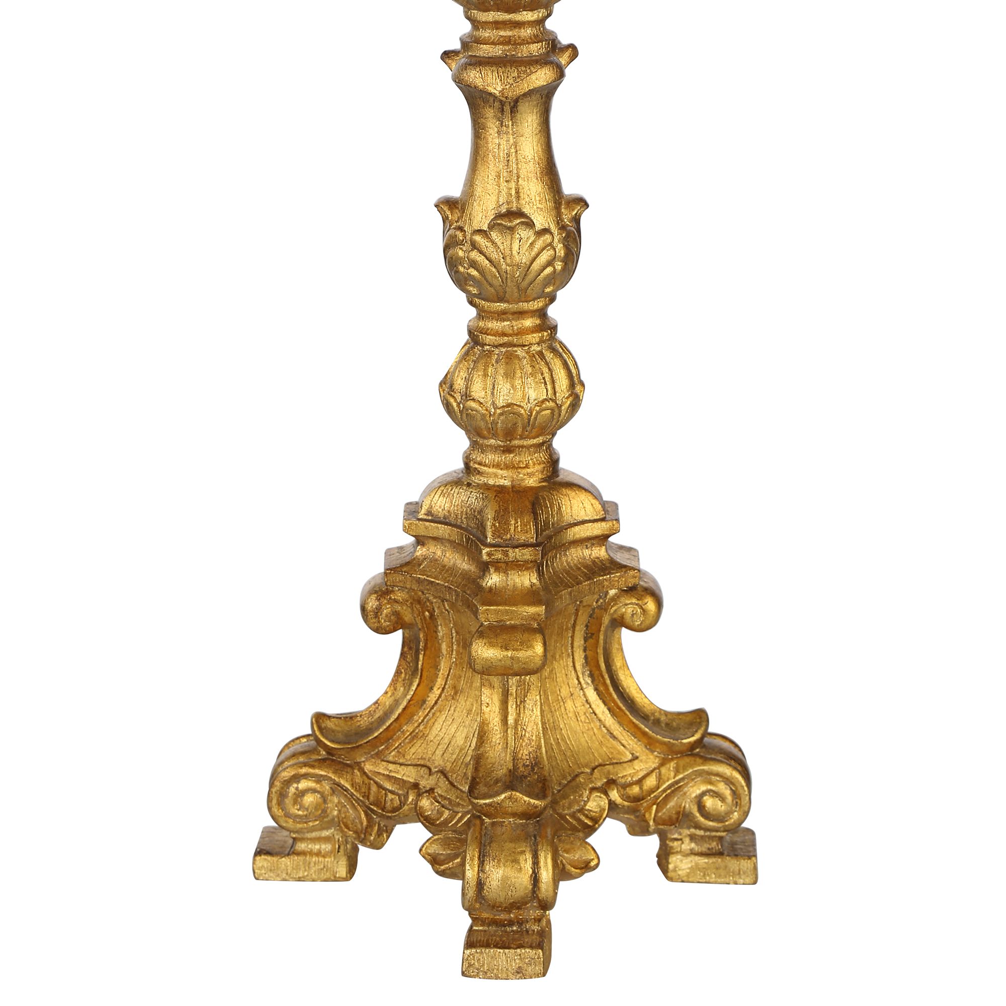 Image 6 Regency Hill Duval 34" High Gold and Crystal Candlestick Table Lamp more views