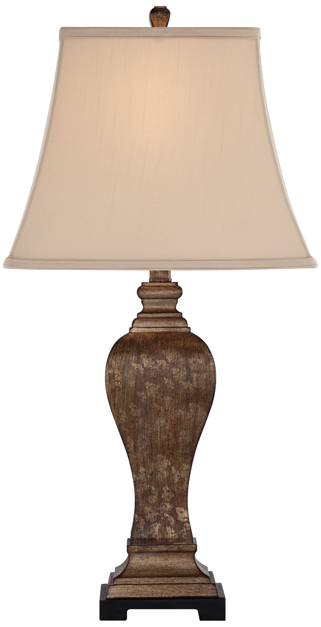 Regency Hill Edgar 29" High Bronze Table Lamp with USB Cord Dimmer