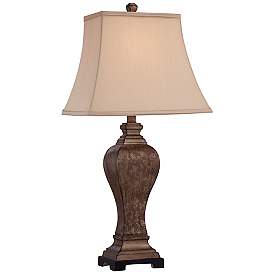 Image3 of Regency Hill Edgar 29" High Traditional Bronze Table Lamp