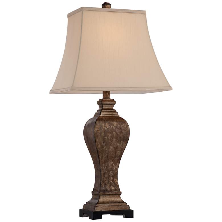 Image 7 Regency Hill Edgar 29 inch High Traditional Bronze Table Lamp more views
