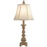 Regency Hill Elize 26 1/2" Whitewash Candlestick Lamp Set with Dimmers