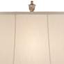 4_Regency Hill Elle 33" Carved Antique Gold Classic Scroll Table Lamp more views