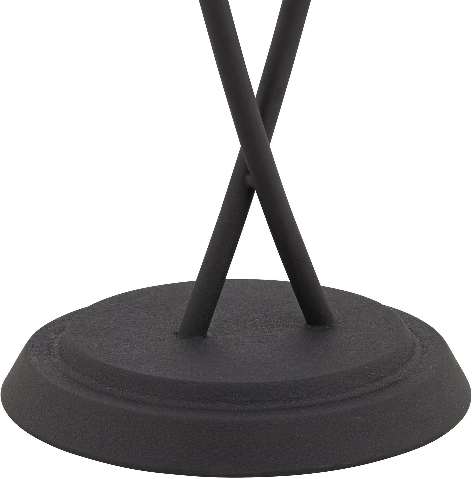 Image 4 Regency Hill Everly 62 1/2" 2-Light Metal and Glass Floor Lamp more views