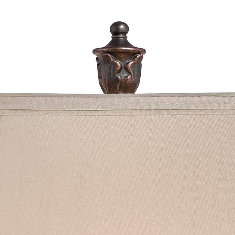 Image 5 Regency Hill Exeter 30" High Faux Wood Finish Table Lamps Set of 2 more views