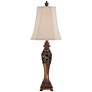 Watch A Video About the Wood Finish Table Lamps Set of 2