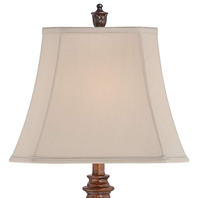 Image 5 Regency Hill Exeter 30" High Wood Table Lamps Set of 2 with Dimmers more views