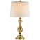 Regency Hill Fairlee 26" Traditional Brass Candlestick Table Lamp