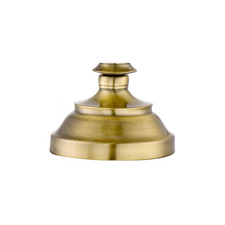 Image 6 Regency Hill Fairlee 26" Traditional Brass Candlestick Table Lamp more views