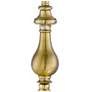 Regency Hill Fairlee Antique Brass Candlestick Table Lamps Set of 2