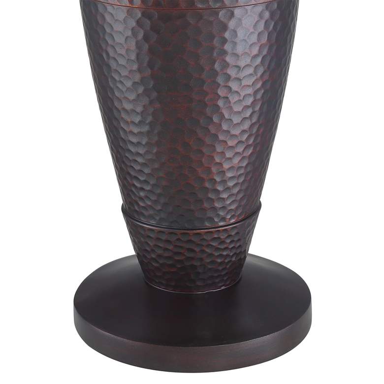 Image 6 Regency Hill Fallon 66" Bronze USB and Outlet Tray Table Floor Lamp more views