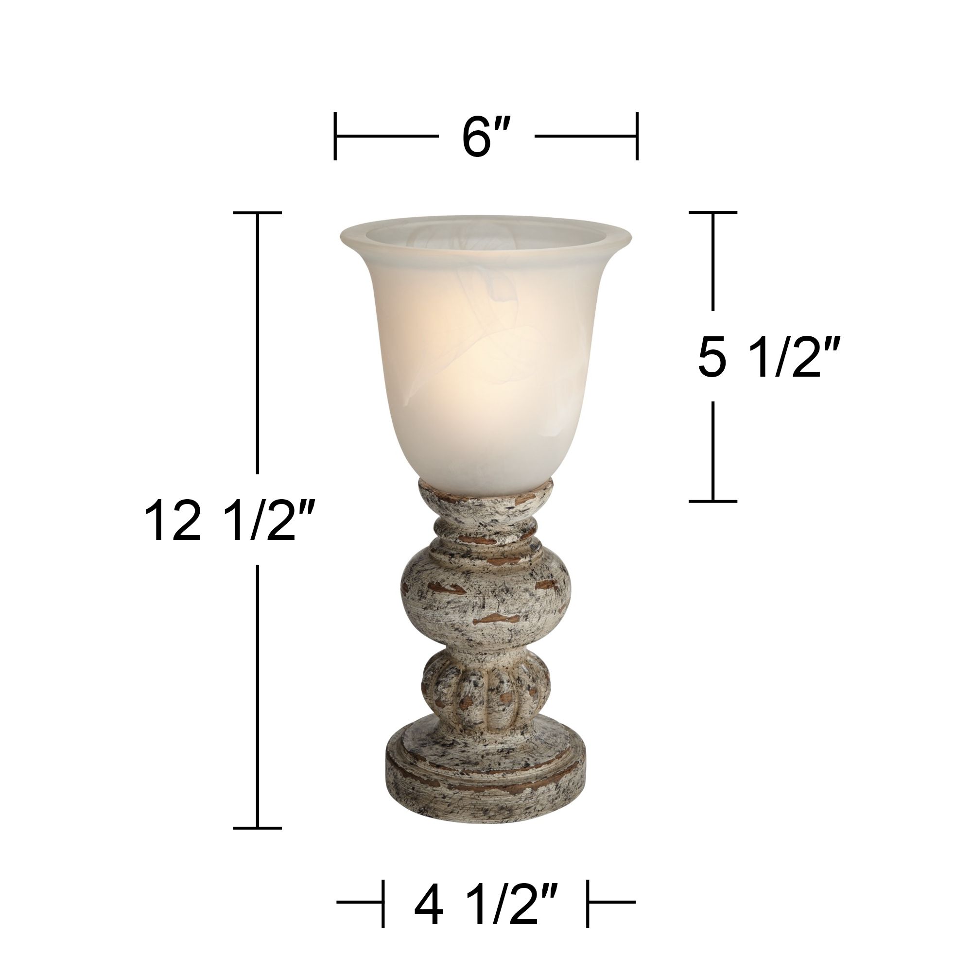 Image 7 Regency Hill Florencia 12.5" High Traditional Console Accent Lamp more views