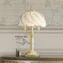 Regency Hill Flower Petal 19 1/2" High 3-Light Touch On-Off Table Lamp