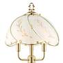 Thumbnail4 of Regency Hill Flower Petal 19 1/2" High 3-Light Touch On-Off Table Lamp more views