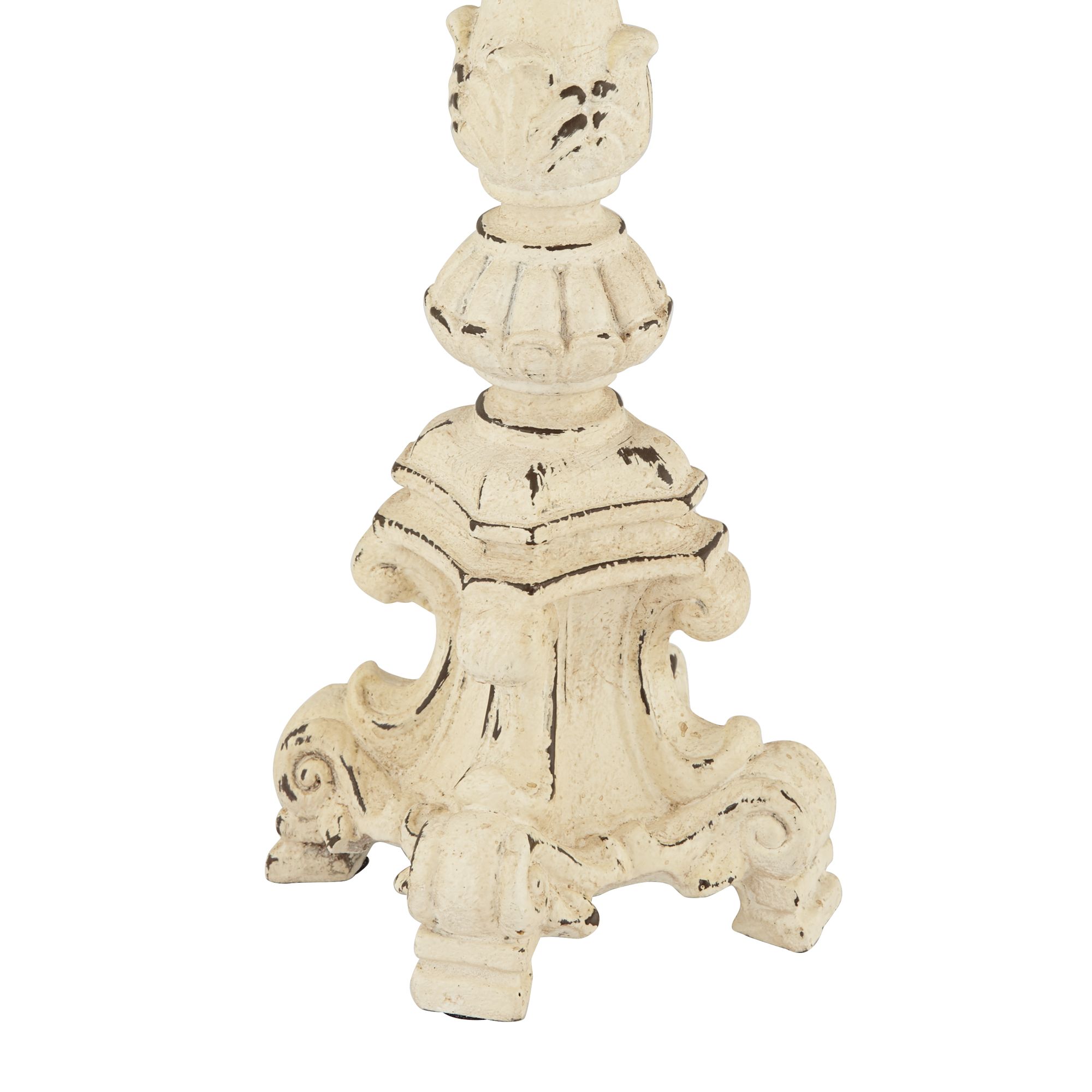 Image 4 Regency Hill French Candlestick 18" High Lamp with Alabaster Glass more views