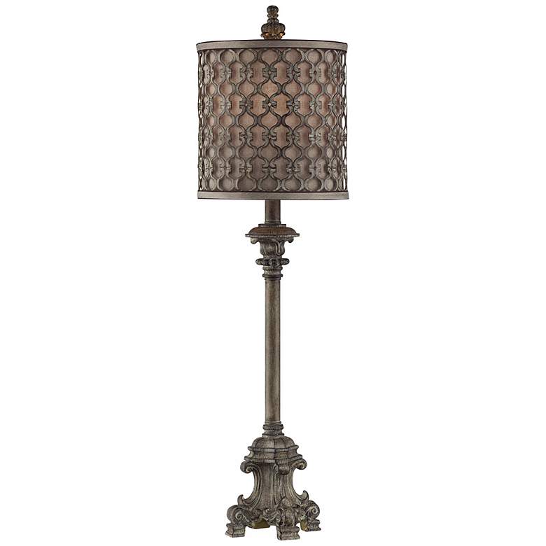 Image 3 Regency Hill French Candlestick 34" High Buffet Table Lamp