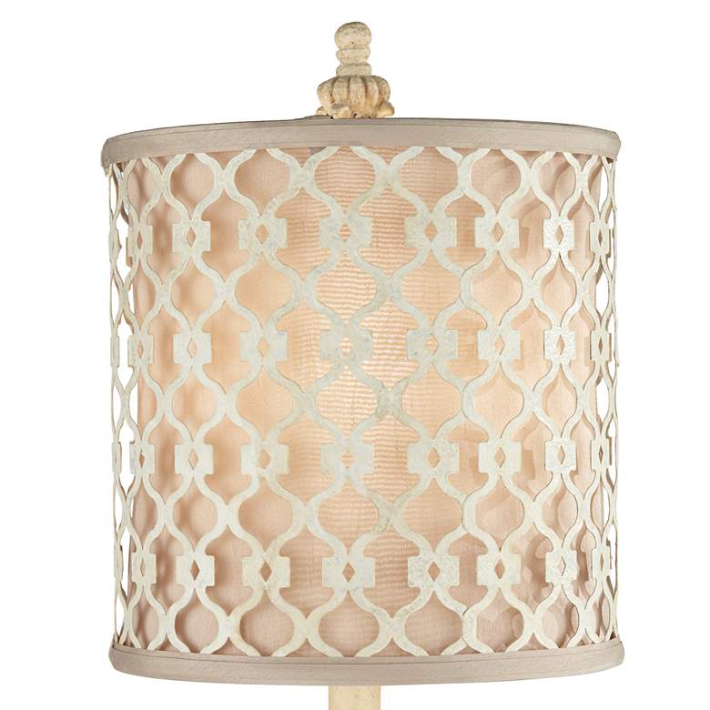 Image 3 Regency Hill French Candlestick 34" High Ivory Finish Buffet Lamp more views