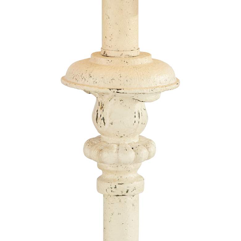 Image 5 Regency Hill French Candlestick 34" Ivory White Buffet Lamps Set of 2 more views