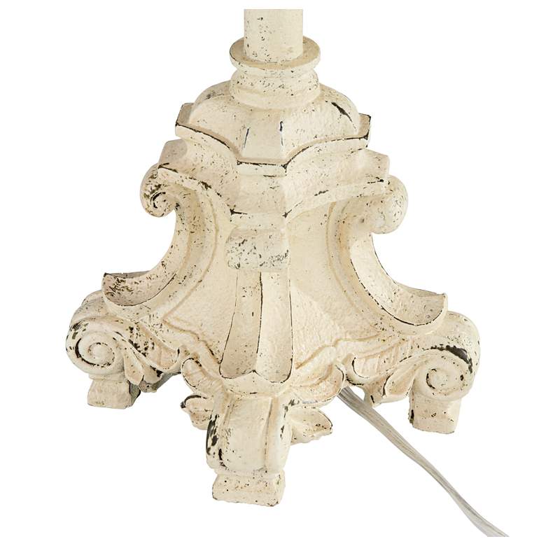 Image 7 Regency Hill French Candlestick 34" Ivory White Buffet Lamps Set of 2 more views